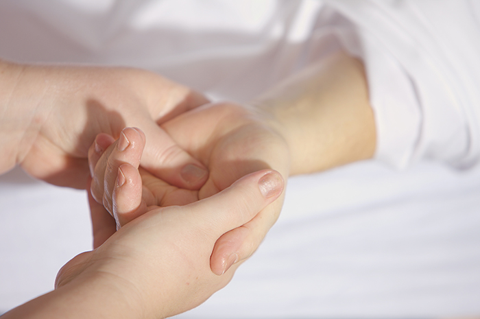 An image of a hand massage